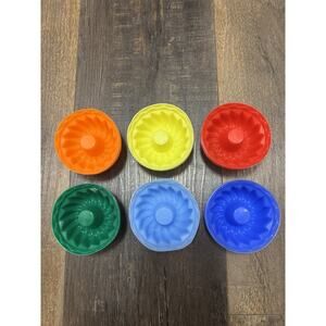 New Set Of 24 Silicone Bundt Cake Molds Non Stick Mini Cake 3”